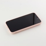 Coque iPhone 11 - Soft Touch avec anneau - Rose