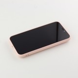 Coque iPhone X / Xs - Soft Touch avec anneau - Rose