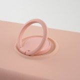 Hülle iPhone 11 - Soft Touch mit Ring - Rosa