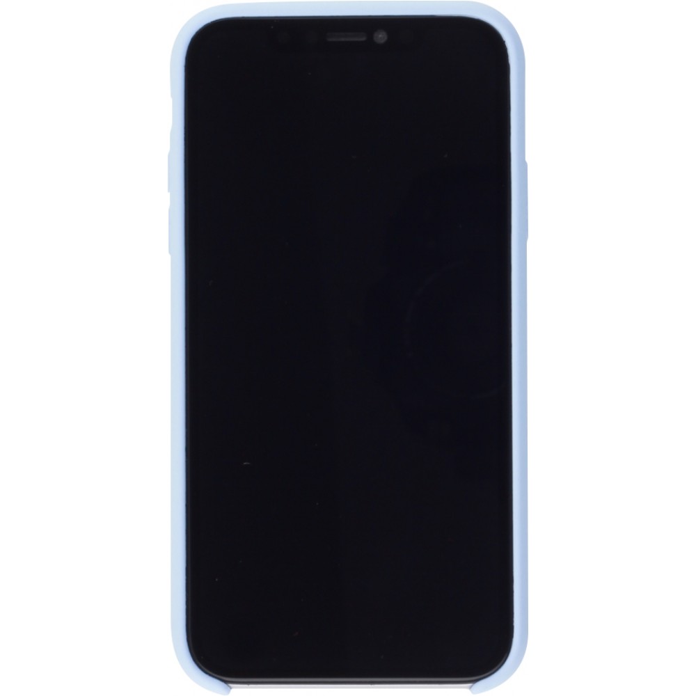 Coque iPhone Xs Max - Soft Touch - Bleu clair