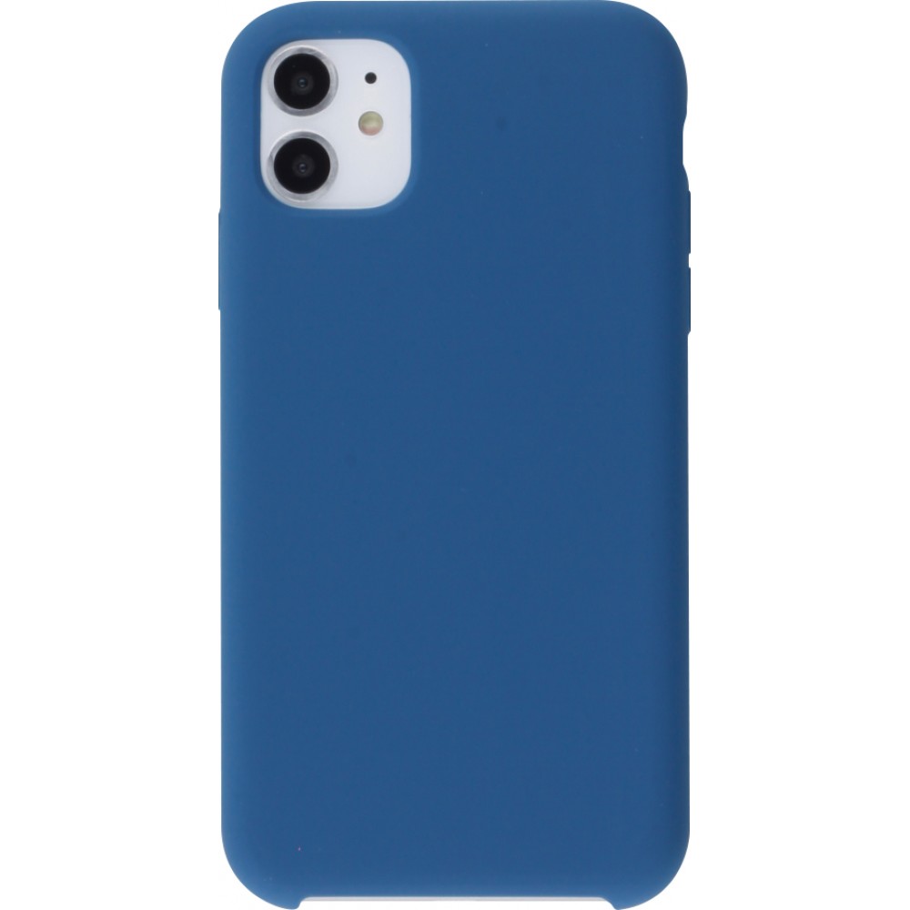 Coque iPhone 11 - Soft Touch - Bleu foncé