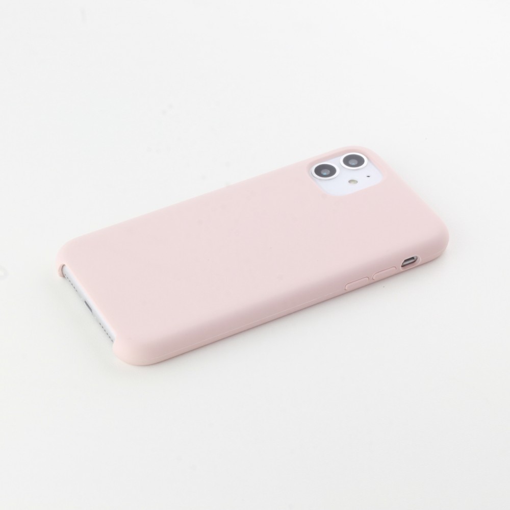 Coque iPhone XR - Soft Touch rose pâle