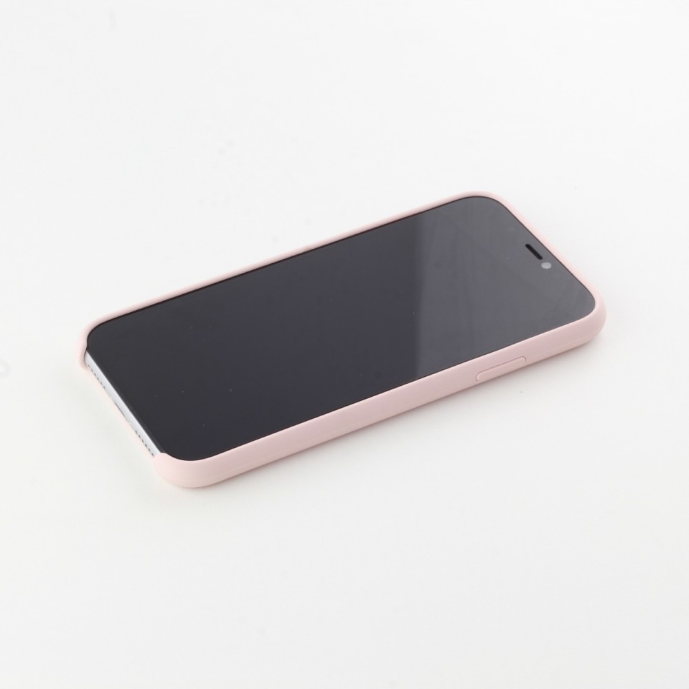 Coque iPhone 12 mini - Soft Touch rose pâle