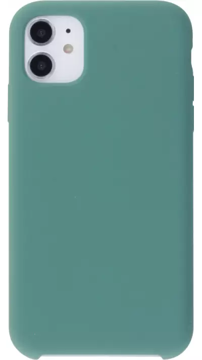 Coque iPhone 11 - Soft Touch - Vert foncé