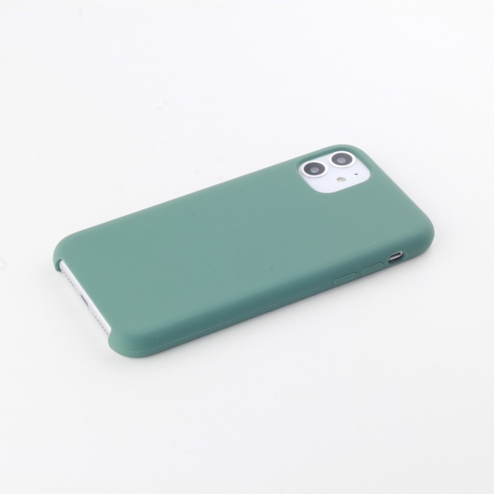 Coque iPhone X / Xs - Soft Touch - Vert foncé