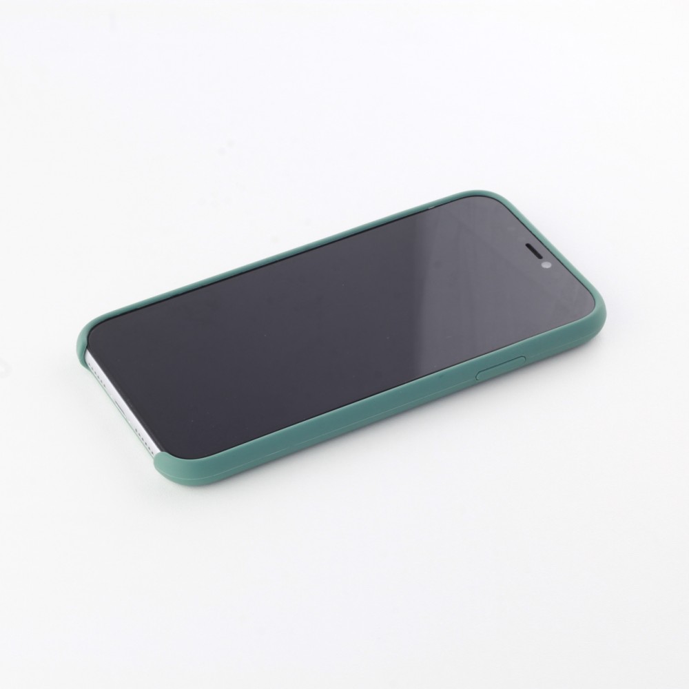 Coque iPhone 12 / 12 Pro - Soft Touch - Vert foncé