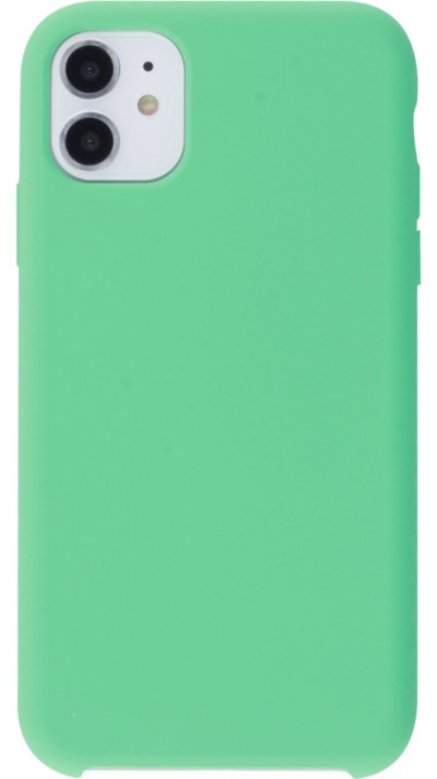 Coque iPhone 11 - Soft Touch - Vert menthe