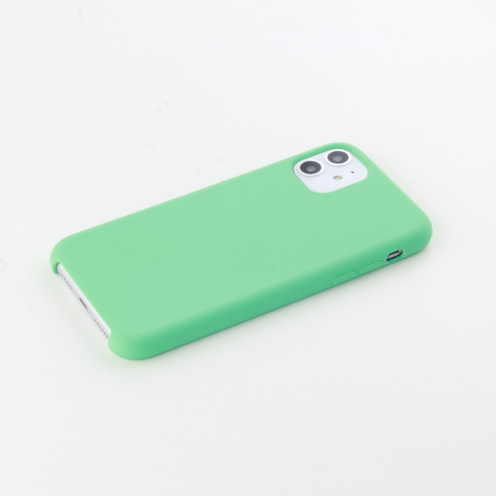 Coque iPhone 11 - Soft Touch - Vert menthe