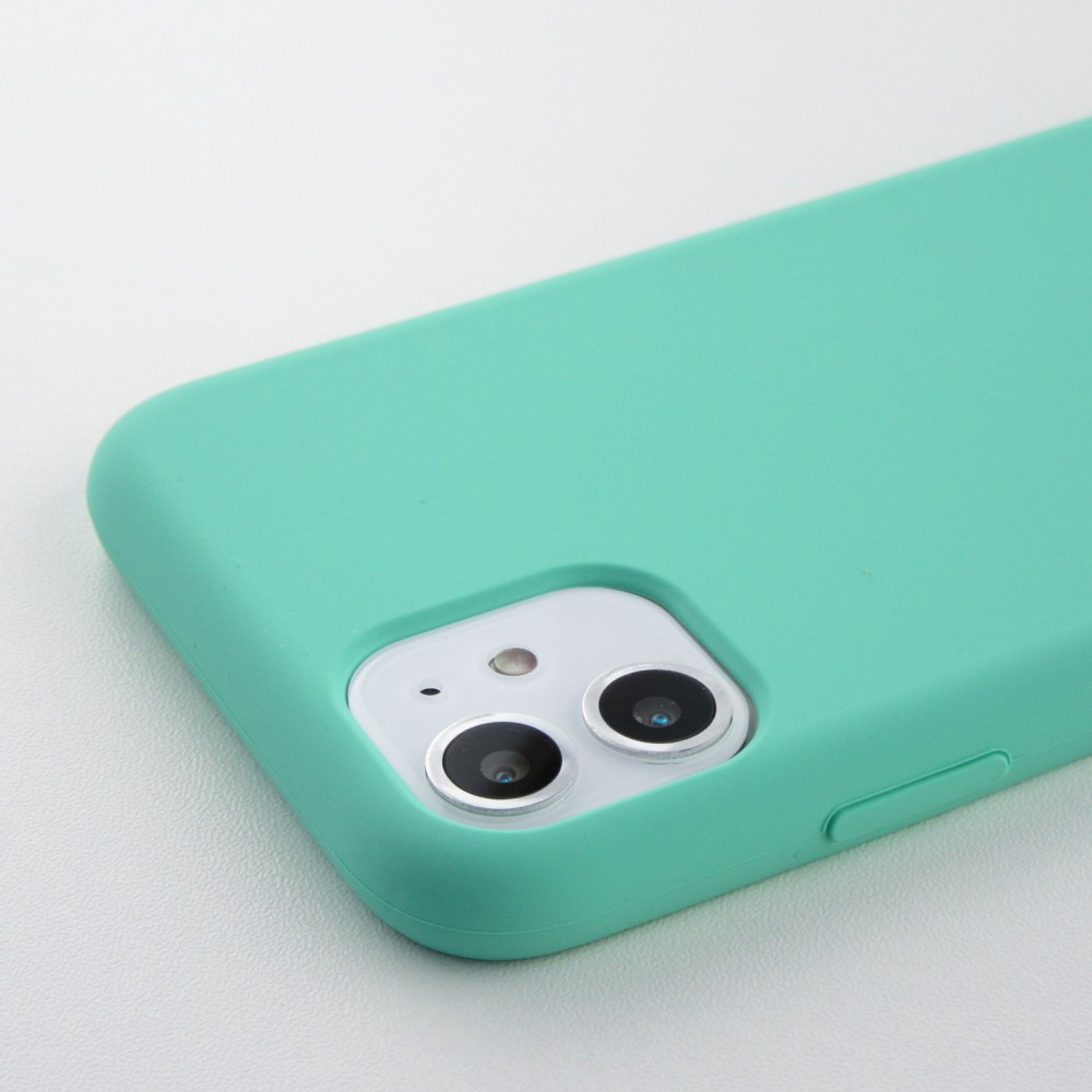 Coque iPhone 11 - Soft Touch - Vert menthe