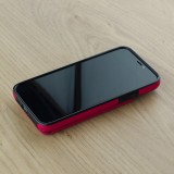 Hülle iPhone 11 - Wallet Premium Cards - Dunkelrosa