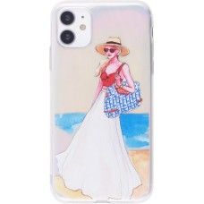 Coque iPhone 11 - Woman beach