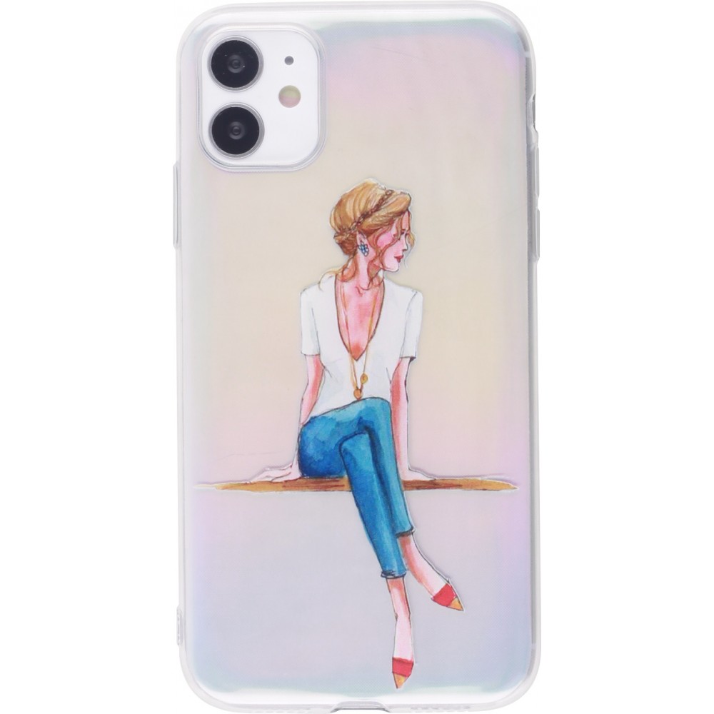 Coque iPhone 11 - Woman seated