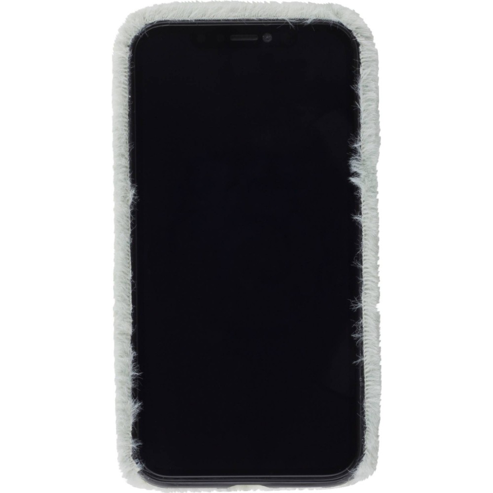 Hülle iPhone 11 - Herzfell - Grau
