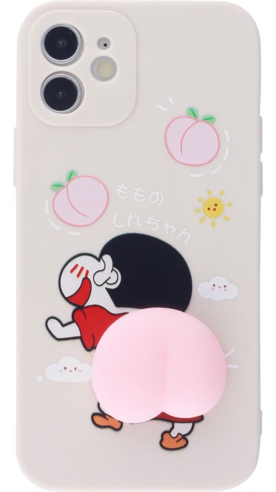 Coque iPhone 11 - 3D Fun Peaches