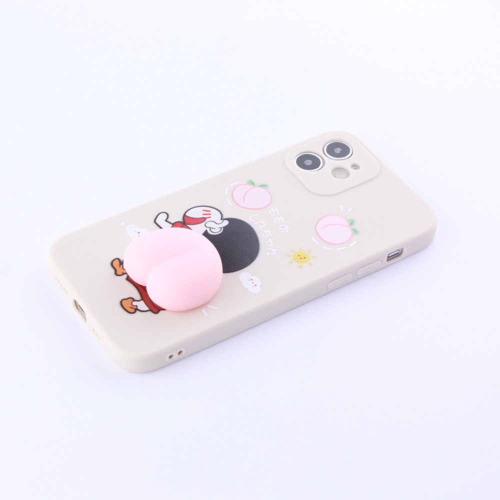 Coque iPhone 11 - 3D Fun Peaches