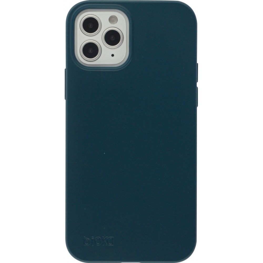 Coque iPhone 12 / 12 Pro - Bioka biodégradable et compostable Eco-Friendly - Bleu