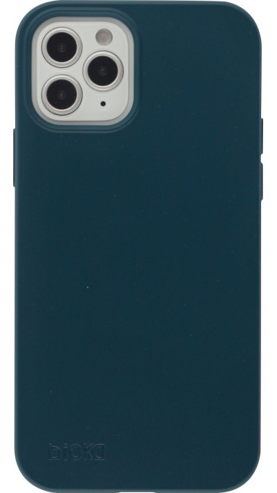 Coque iPhone 12 / 12 Pro - Bioka biodégradable et compostable Eco-Friendly - Bleu