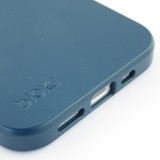 Coque iPhone 12 / 12 Pro - Bioka biodégradable et compostable Eco-Friendly - Bleu