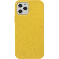 Coque iPhone 12 Pro Max - Bioka biodégradable et compostable Eco-Friendly jaune