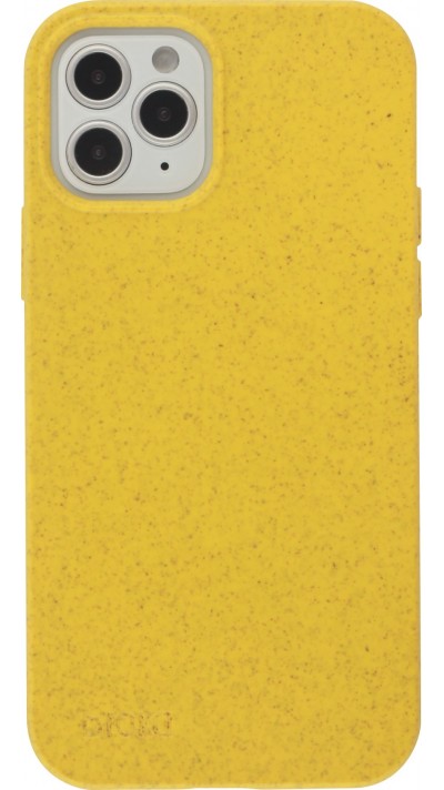 Coque iPhone 12 / 12 Pro - Bioka biodégradable et compostable Eco-Friendly jaune