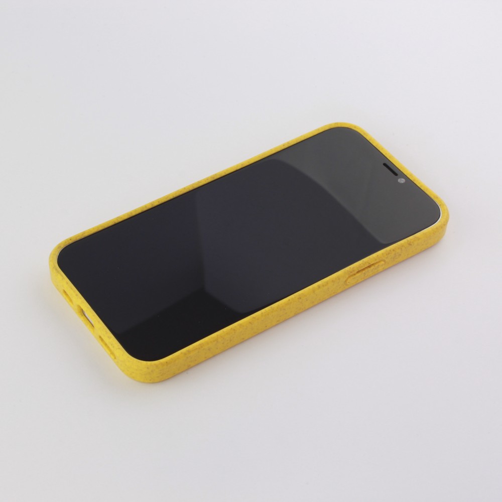 Coque iPhone 12 / 12 Pro - Bioka biodégradable et compostable Eco-Friendly jaune