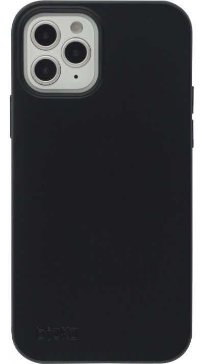 Coque iPhone 12 / 12 Pro - Bioka biodégradable et compostable Eco-Friendly - Noir