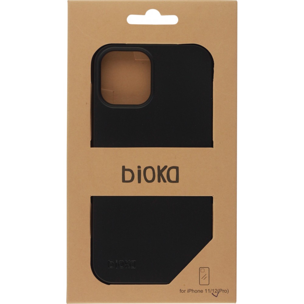 Coque iPhone 12 Pro Max - Bioka biodégradable et compostable Eco-Friendly - Noir