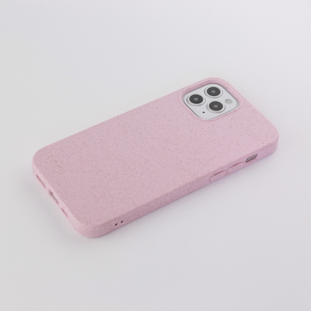 Coque iPhone 12 / 12 Pro - Bioka biodégradable et compostable Eco-Friendly - Rose