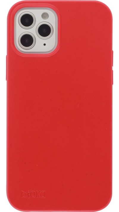 Coque iPhone 12 / 12 Pro - Bioka biodégradable et compostable Eco-Friendly - Rouge