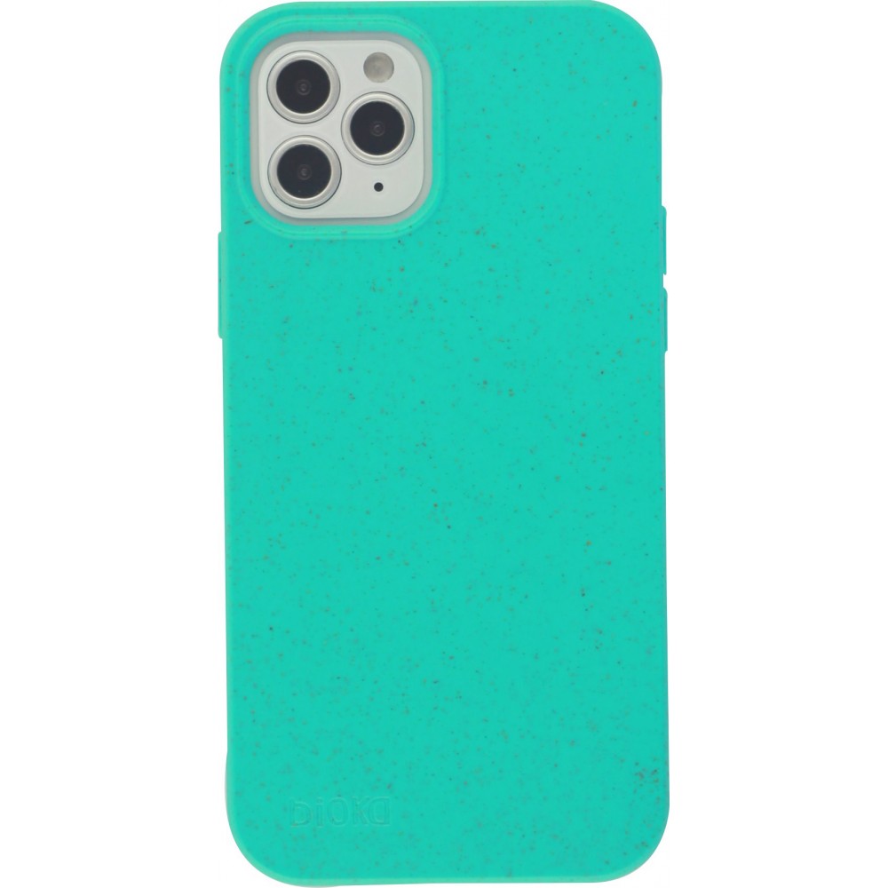 Coque iPhone 12 / 12 Pro - Bioka biodégradable et compostable Eco-Friendly - Turquoise