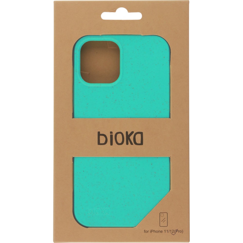 Coque iPhone 12 Pro Max - Bioka biodégradable et compostable Eco-Friendly - Turquoise