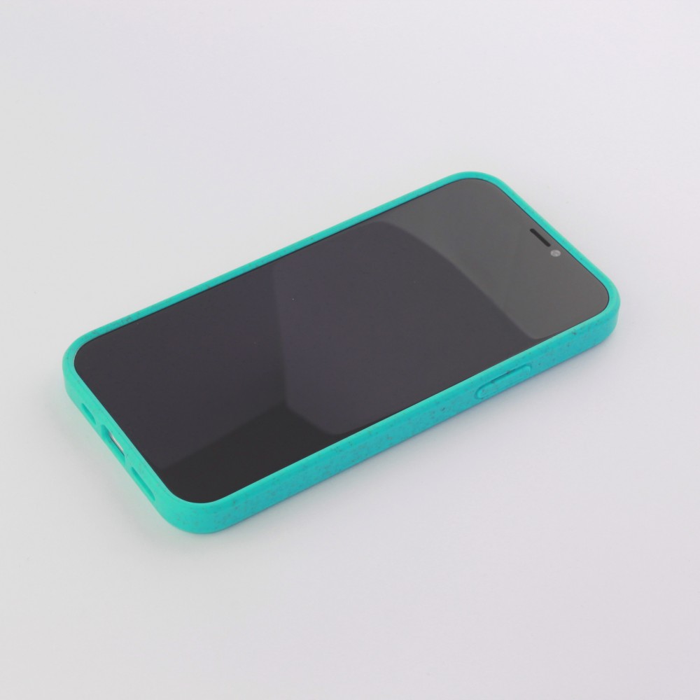 Coque iPhone 12 / 12 Pro - Bioka biodégradable et compostable Eco-Friendly - Turquoise