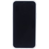 Hülle iPhone 12 / 12 Pro - Bright Line mit Ring - Türkis
