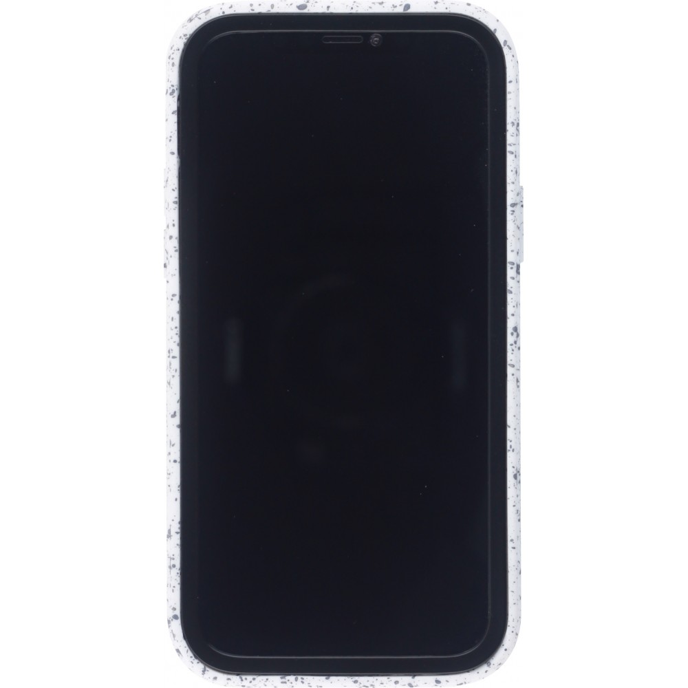 Hülle iPhone 12 mini - Bumper 360 Clear Splash Farbe - Weiss