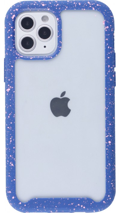 Hülle iPhone 12 Pro Max - Bumper 360 Clear Splash Farbe blau