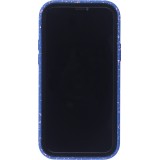 Coque iPhone 12 Pro Max - Bumper 360 Clear Splash paint - Bleu