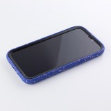 Coque iPhone 12 / 12 Pro - Bumper 360 Clear Splash paint - Bleu