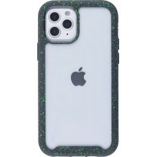 Coque iPhone 12 mini - Bumper 360 Clear Splash paint - Noir