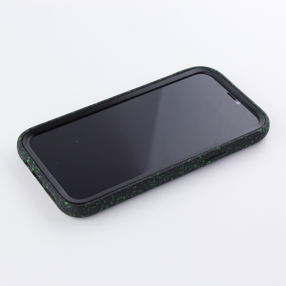 Coque iPhone 12 Pro Max - Bumper 360 Clear Splash paint - Noir