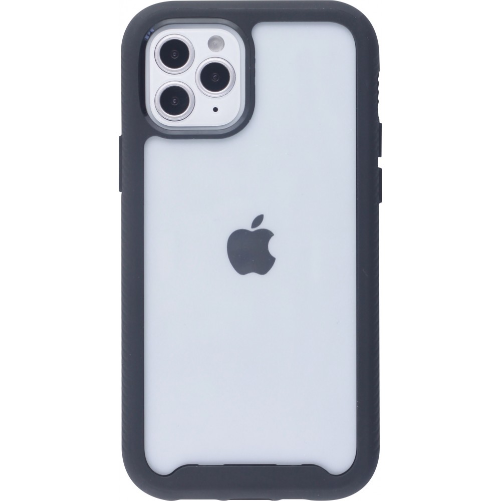 Coque iPhone 12 mini - Bumper 360 Stripe - Noir