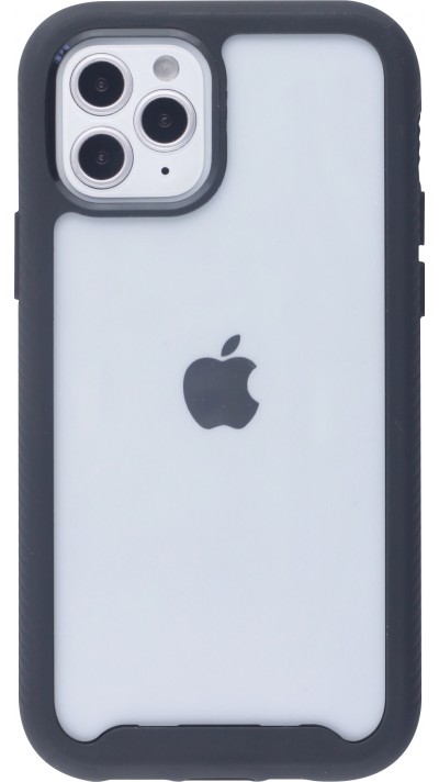 Coque iPhone 12 Pro Max - Bumper 360 Stripe - Noir