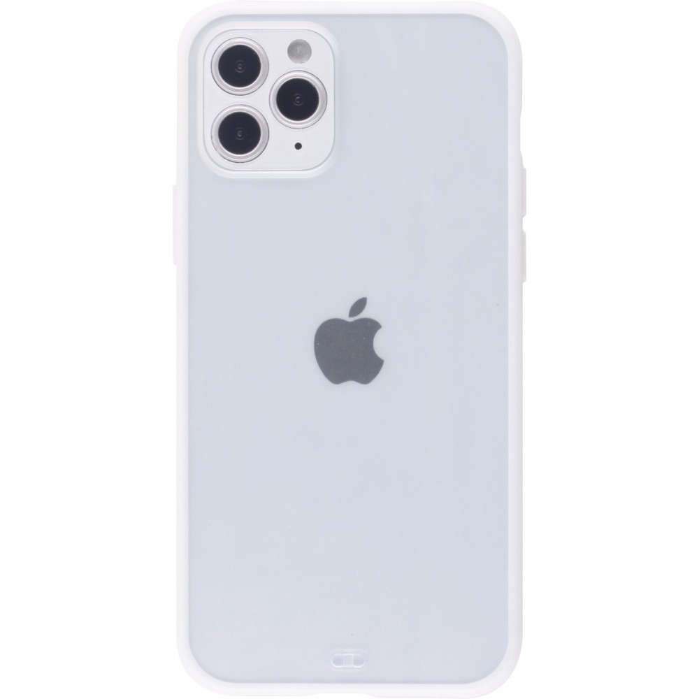 Coque iPhone 12 / 12 Pro - Bumper Blur - Blanc