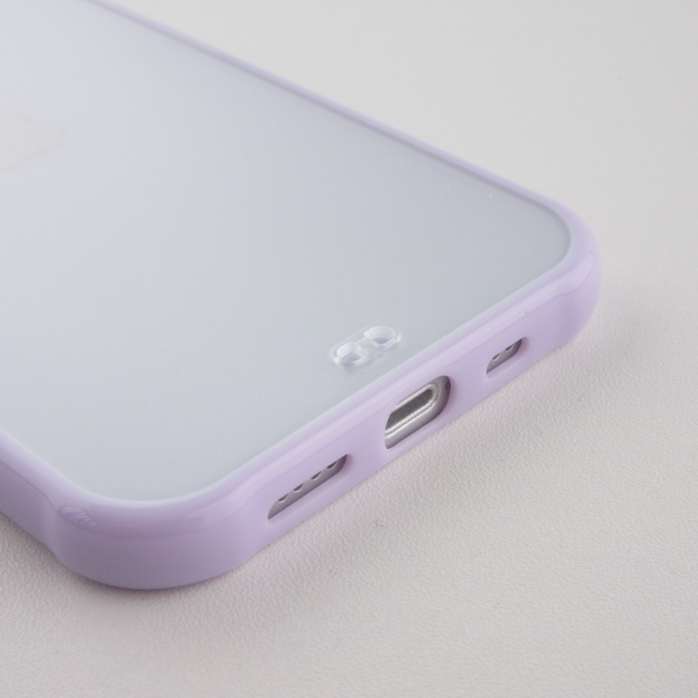 Coque iPhone 12 / 12 Pro - Bumper Blur - Violet