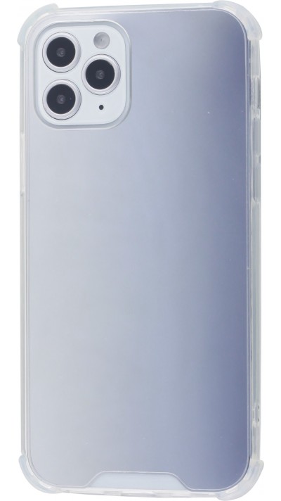 Coque iPhone 12 Pro Max - Bumper Miroir - Argent