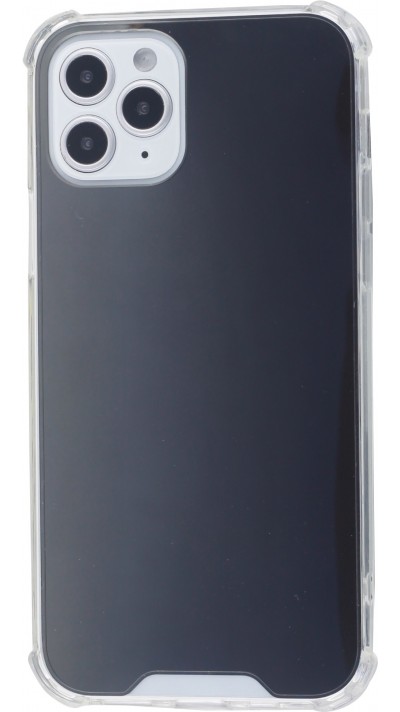 Coque iPhone 12 Pro Max - Bumper Miroir - Noir