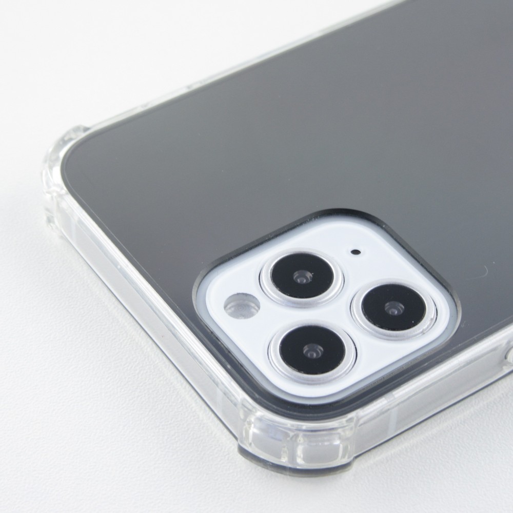 Coque iPhone 12 Pro Max - Bumper Miroir - Noir
