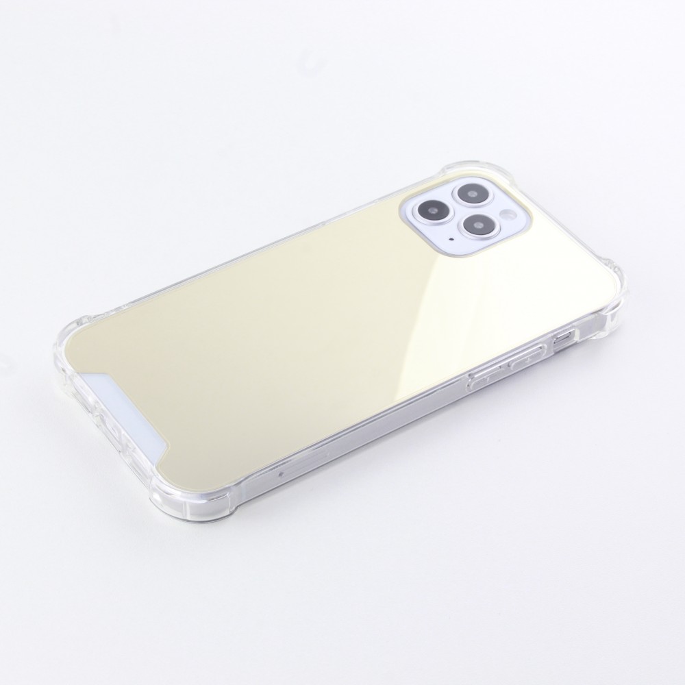 Hülle iPhone 12 / 12 Pro - Bumper Spiegel - Gold