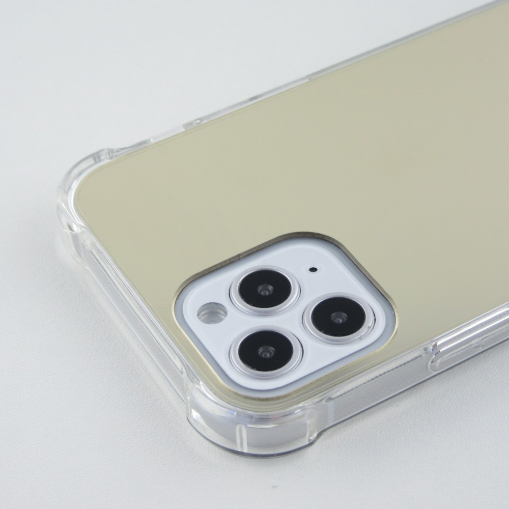 Hülle iPhone 12 / 12 Pro - Bumper Spiegel - Gold