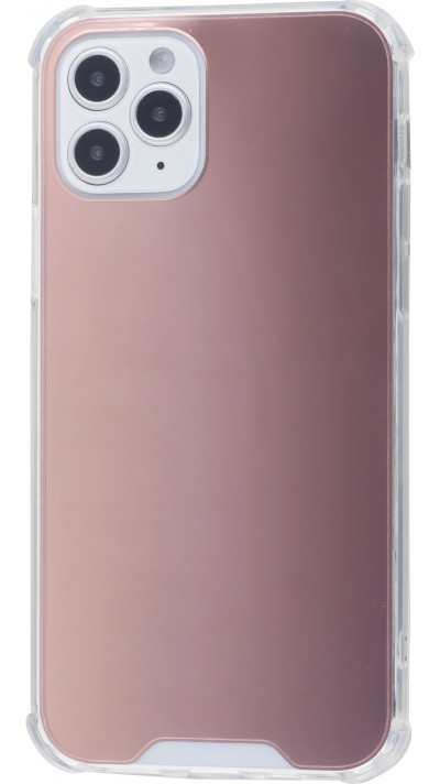 Coque iPhone 12 / 12 Pro - Bumper Miroir - Rose