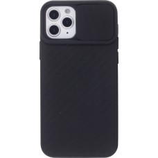 Coque iPhone 12 / 12 Pro - Caméra Clapet - Noir